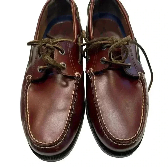 Dockers men’s brown leather lace up shoes size 9 excellent condition main image 10